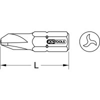 1/4" Bit TRIWING, 25mm, #2