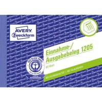 Einnahme-/Ausgabebeleg, A6 quer, Recycling-Papier, 50 Blat