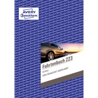 Fahrtenbuch, A5, 40 Blatt f&uuml;r 858 Fahrten AVERY...