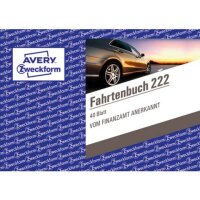 Fahrtenbuch, f&uuml;r PKW, A6 quer, 80 Seiten...