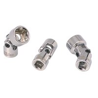 3/8" CHROMEplus Sechskant-Stecknuss mit Gelenk, 18mm