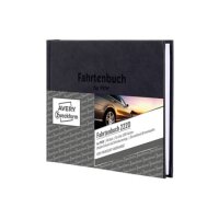 Fahrtenbuch, A6 quer, Hardcover, 96 Blatt f&uuml;r...