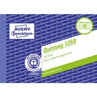 Quittung MwSt. separat ausgewiesen, A6 quer, 