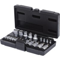 1/4"+1/2" Torx-Steckschlüssel-Satz, 21-tlg