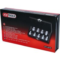 1/2" Torx-E-Stecknuss-Satz, 9-tlg, E10-E24
