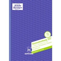 Kassenabrechnung Recycling, A4, Blaupapier, 2x50 Blatt...
