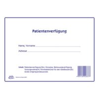 Patientenverfügung, 220x163mm AVERY ZWEC