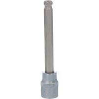 3/8" Bit-Stecknuss Innensechskant mit Kugelkopf, lang, 8mm