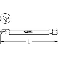 1/4" Bit Torq-Set®, 75mm, #3
