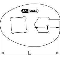 3/8" Sechskant-Einsteck-Maulschlüssel, 10mm