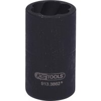 3/8" Spiral-Profil-Kraft-Stecknuss, 12mm