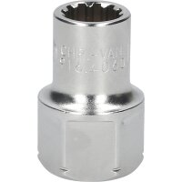 19mm TRIPLEplus Durchgangs-Stecknuss, 10mm