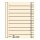 1657 Trennblätter - Lochung hinterklebt, Überbreite, A4, chamois, 100 Stück