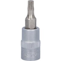 1/4" Bit-Stecknuss XZN, M4