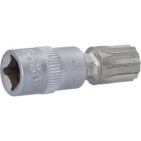 1/4" Bit-Stecknuss XZN, M10