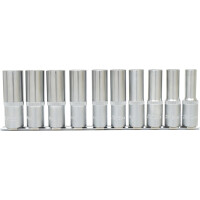 1/2" 12-kant-Stecknuss-Satz, lang, 10-tlg