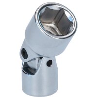 1/4" Sechskant-Stecknuss mit Gelenk, 6 mm