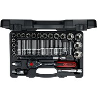 1/2" CHROMEplus Steckschlüssel-Satz, 35-tlg