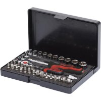 1/4" CHROMEplus Steckschlüssel-Satz, 40-tlg