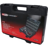 1/4"+3/8" CHROMEplus Steckschlüssel-Satz, 99-tlg