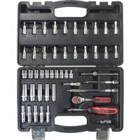 1/4" CHROMEplus Steckschlüssel-Satz, 47-tlg