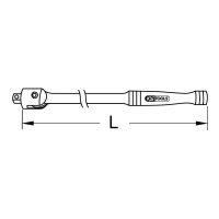 1/2" CHROMEplus Gelenk-Steckgriff, 360mm
