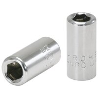 1/4" CHROMEplus Bit-Adapter-Stecknuss