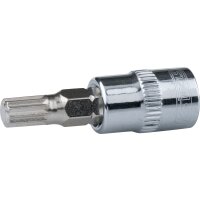 1/4" CHROMEplus Bit-Stecknuss XZN, M10