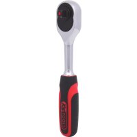 1/4" CHROMEplus Umschaltknarre, 72 Zahn, Kunststoffgriff