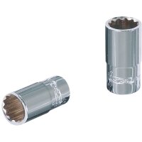 1/4" CHROMEplus 12-kant-Stecknuss, 5mm