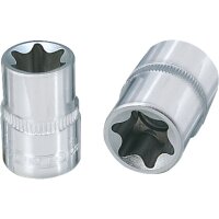 1/4" CHROMEplus Torx-E-Stecknuss, E4