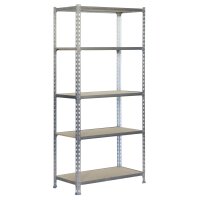 Metallregal  1800x800x300 mm, Holztablett 2
