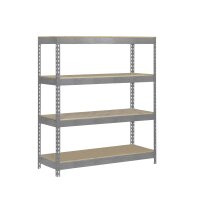Industrieregal  2000x1200x450 mm, 4 Holzregale 2