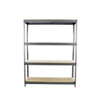 Industrieregal  2000x2100x450 mm, 4 Holzregale 2