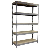 Industrieregale  2000x1800x600 mm, 5 Holzregale 2