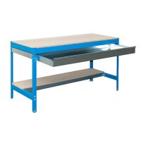 Werkstatt-Arbeitstisch  910x610 mm, inklusive Schublade 2
