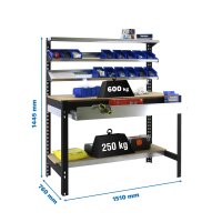 Werkstatt-Werkbank  1510x760 mm, Tragf&a gallery