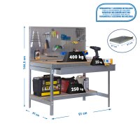 Werkstatt-Werkbank  910x610 mm, Tragf&au gallery