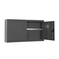 Metallschrank mit Regal und perforiertem Paneel  Schloss, 2
