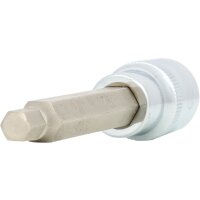 1/2" CHROMEplus Bit-Stecknuss Innensechskant, lang, 7mm