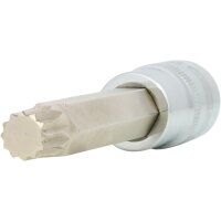 1/2" CHROMEplus Bit-Stecknuss XZN, lang, M12