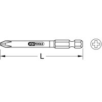 1/4" TORSIONpower Bit, 75mm, PH1