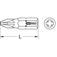 1/4" TORSIONpower Bit, 25mm, PZ3, 5er Pack