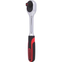 3/8" CHROMEplus Umschaltknarre, 72 Zahn, Kunststoffgriff