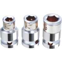 3/8&quot; CHROMEplus Bit-Adapter-Stecknuss,...