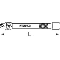 1/2" CHROMEplus Verlängerung mit Verriegelung, 125mm