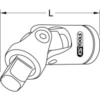 1/2" CHROMEplus Power-Kugelgelenk