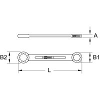 ULTIMATEplus Doppel-Ringschlüssel, 30x32mm