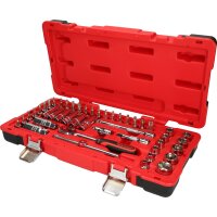 3/8" CHROMEplus Steckschlüssel-Satz, 46-tlg