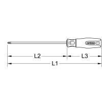 BERYLLIUMplus Schraubendreher Kreuzschlitz PH2, 150 mm